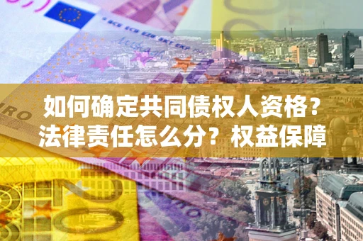 济南如何确定共同债权人资格？法律责任怎么分？权益保障技巧揭秘！