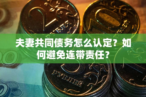 济南夫妻共同债务怎么认定？如何避免连带责任？