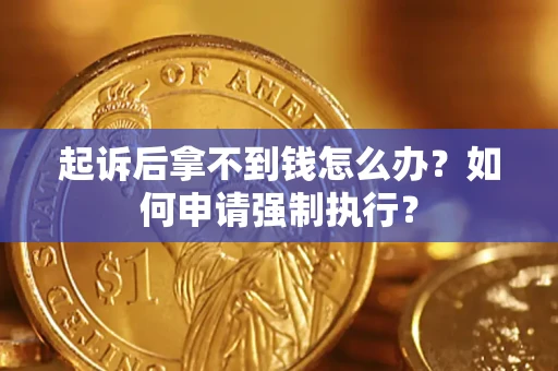 济南起诉后拿不到钱怎么办？如何申请强制执行？