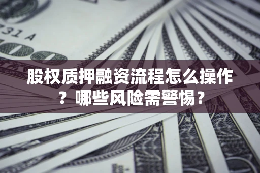 济南股权质押融资流程怎么操作？哪些风险需警惕？