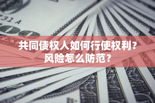 济南共同债权人如何行使权利？风险怎么防范？