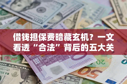 济南借钱担保费暗藏玄机？一文看透“合法”背后的五大关键陷阱
