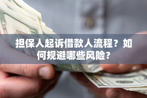 济南担保人起诉借款人流程？如何规避哪些风险？