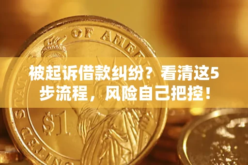 济南被起诉借款纠纷？看清这5步流程，风险自己把控！