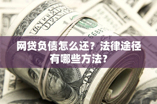 济南网贷负债怎么还？法律途径有哪些方法？