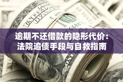 济南逾期不还借款的隐形代价：法院追债手段与自救指南